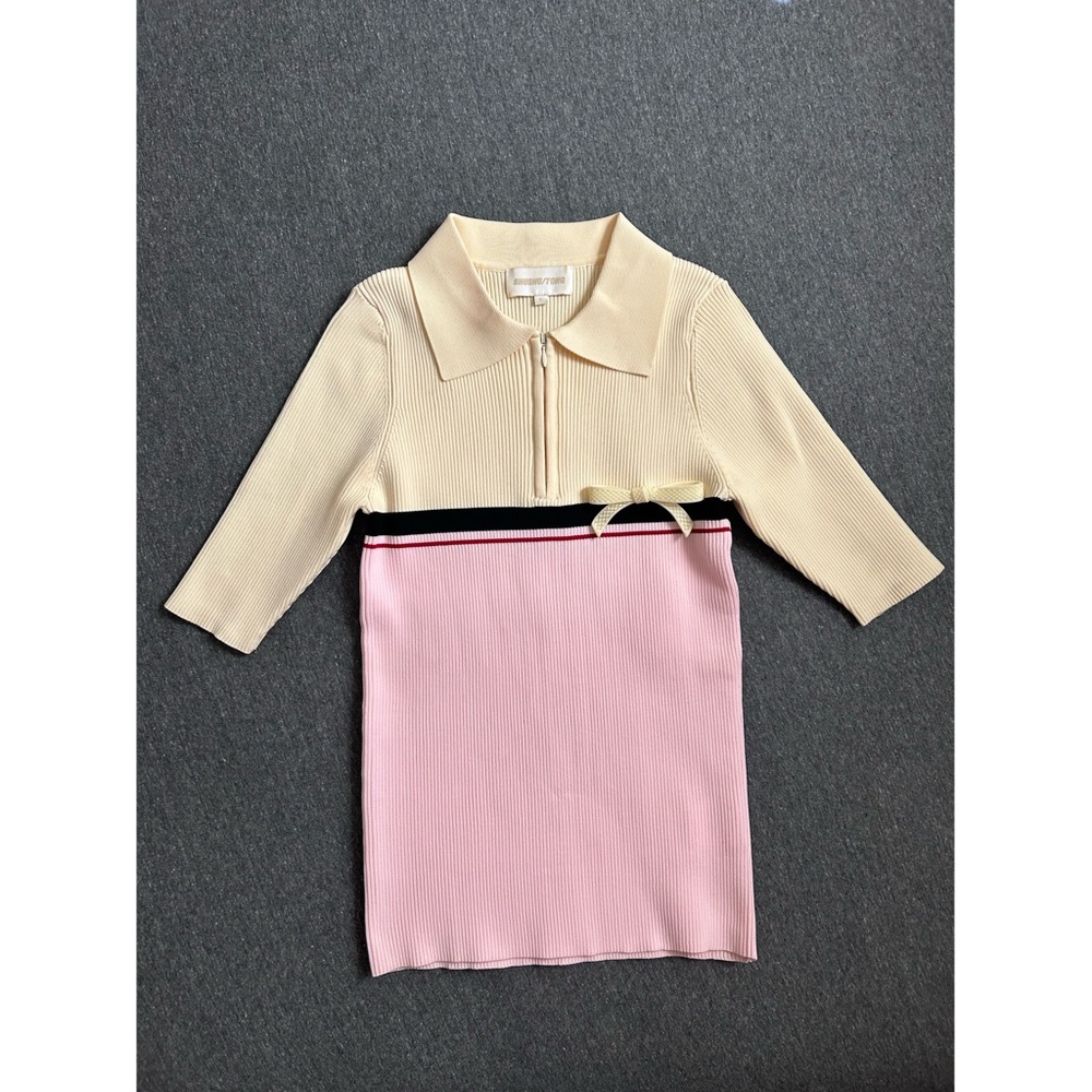 Shushu Tong Bow and Zip Polo